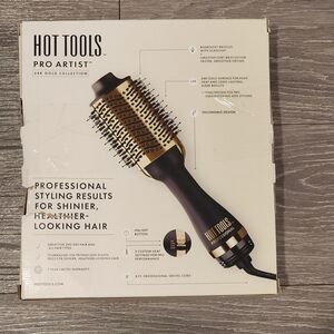 Hot Tools Pro Artist 24K Gold One-Step Blowout Styler NWT
